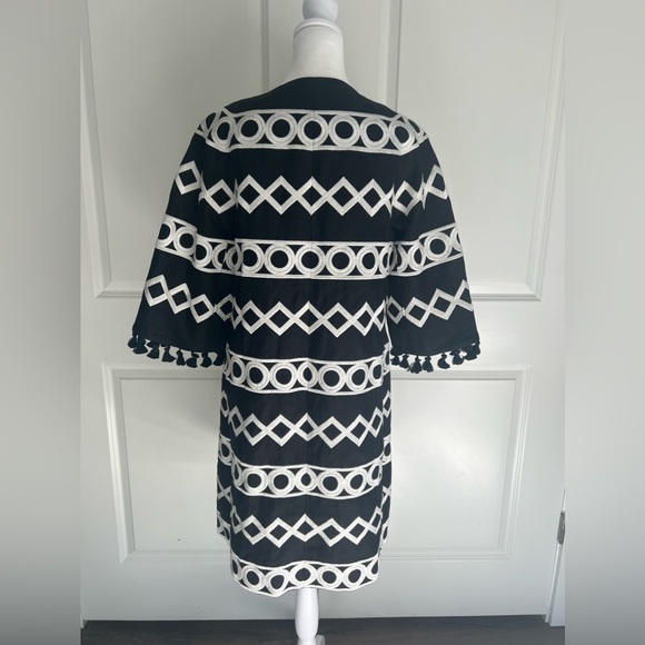 Kate Spade Madison Ave Collection Womens Embroidered Coat Sz 4 - Picture 3 of 7